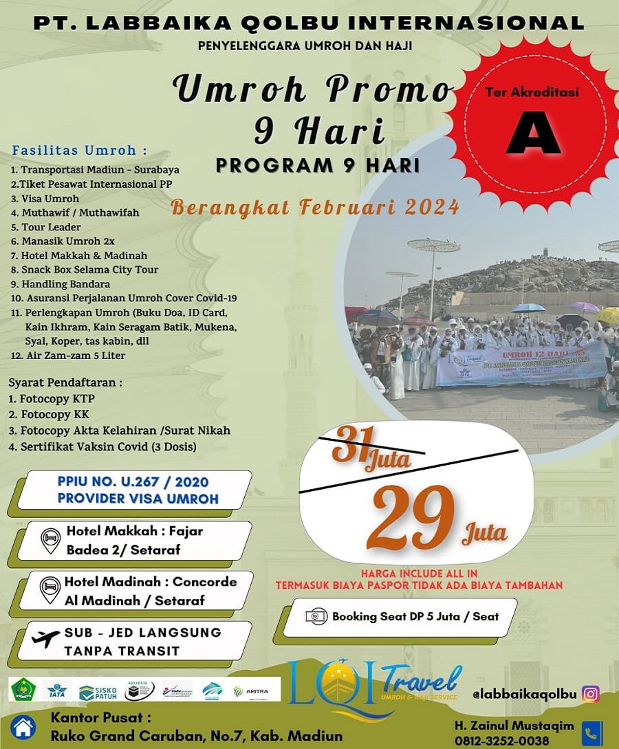 Program Umroh - Labbaika Qolbu