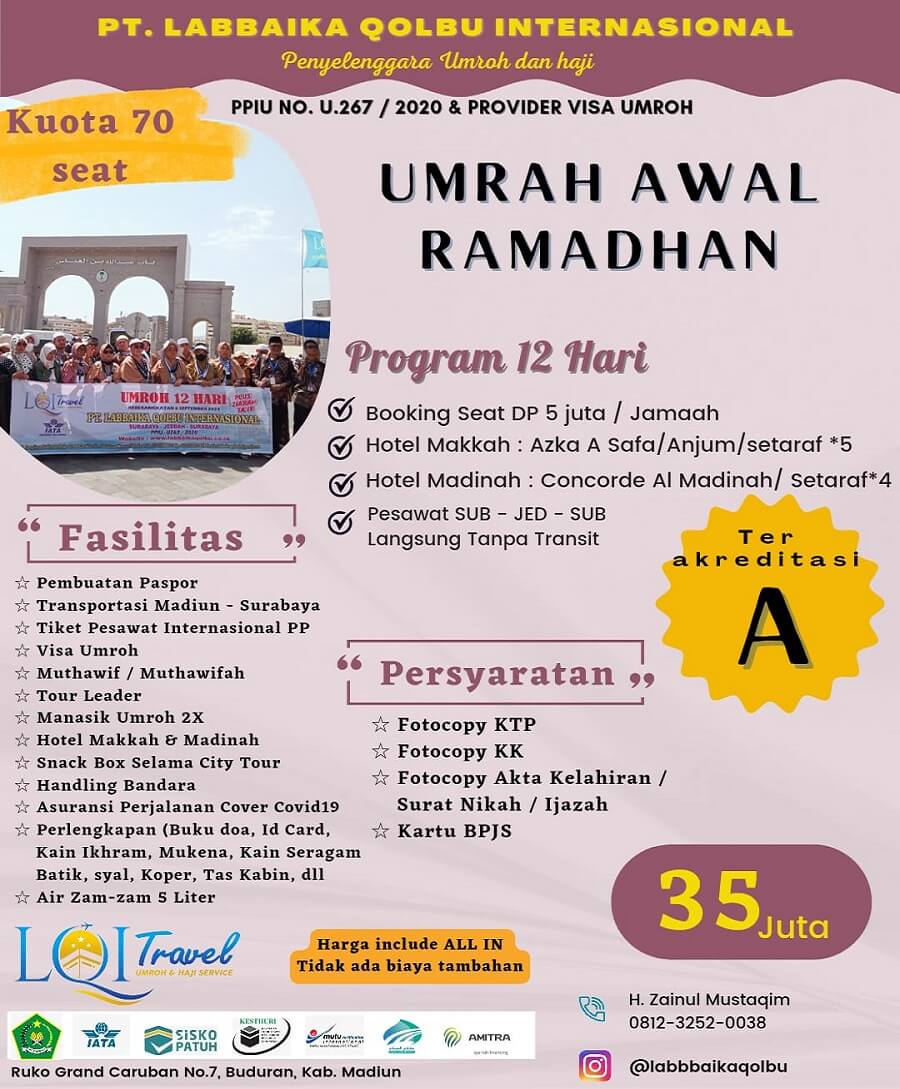 Program Umroh - Labbaika Qolbu