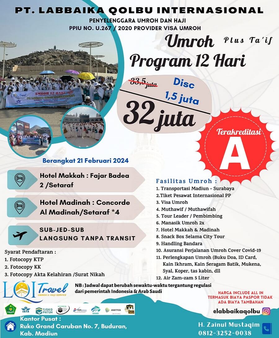 Program Umroh - Labbaika Qolbu